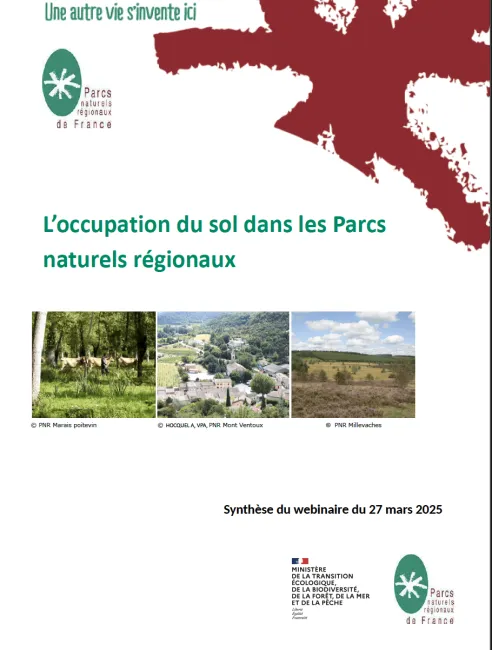 Synthèse webinaire du 27 mars 2025 L'occupation du sol dans les Parcs naturels régionaux