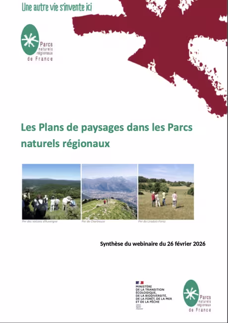 Compte-rendu webinaire du 26.2.26 sur La plus-value d'1 plan de paysage dans un Parc naturel régional