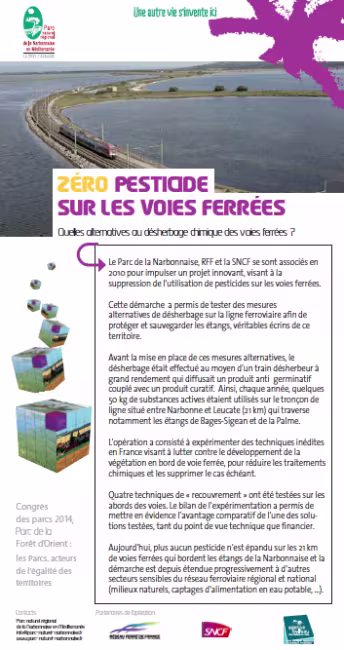 Zéro pesticide sur les voies ferrées. Quelles alternatives au déshérbage chimique des voies ferrées ?