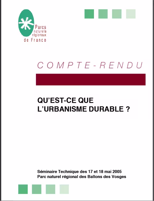 Qu'est-ce que l'urbanisme durable ?