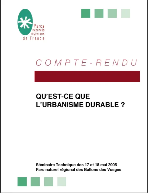 Qu'est-ce que l'urbanisme durable ?