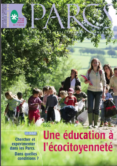 Revue Parcs n° 54. Une éducation à l'écocitoyenneté