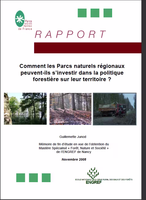 Comment les PNR peuvent-ils s'investir dans la politique forestière sur leur territoire ?