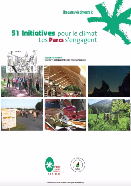 51 initiatives pour le climat - Les Parcs s'engagent