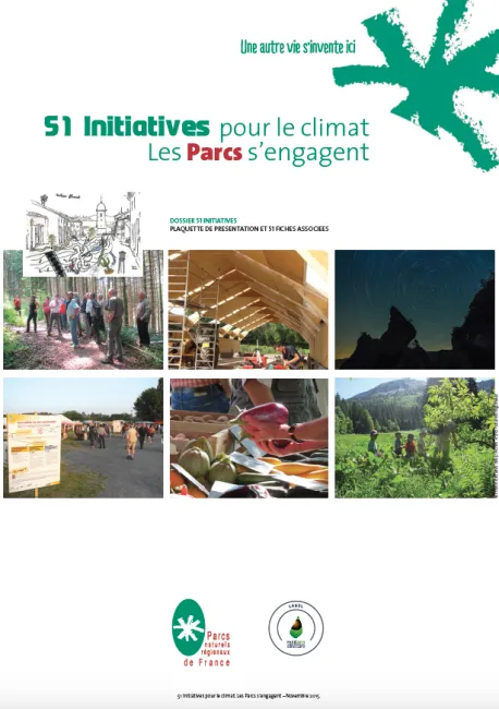 51 initiatives pour le climat - Les Parcs s'engagent
