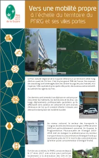 VERS UNE MOBILITE PROPRE - A L'ECHELLE DU TERRITOIRE DU PNRG ET SES VILLES PORTES