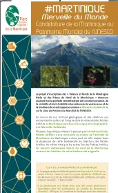 MARTINIQUE #MERVEILLE DU MONDE - CANDIDATURE DE LA MARTINIQUE AU PATRIMOINE MONDIAL DE L'UNESCO