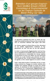 ANIMATION D'UN GROUPE D'AGRICULTEURS LABELLISÉS GIEE