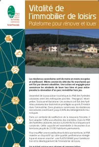 VITALITÉ DE L'IMMOBILIER DE LOISIRS - PLATEFORME POUR RÉNOVER ET LOUER