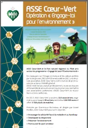 ASSE COEUR-VERT - OPERATION "ENGAGE-TOI POUR L'ENVIRONNEMENT"