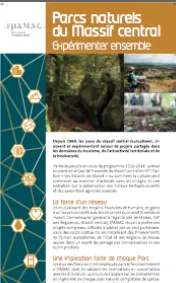 PARCS NATURELS DU MASSIF CENTRAL - EXPÉRIMENTER ENSEMBLE