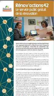 RENOV'ACTIONS 42 - LE SERVICE PUBLIC GRATUIT DE LA RENOVATION