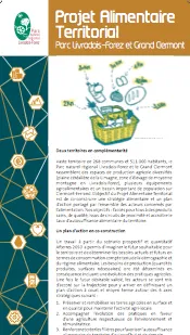 PROJET ALIMENTAIRE TERRITORIAL - PARC LIVRADOIS-FOREZ ET GRAND CLERMONT