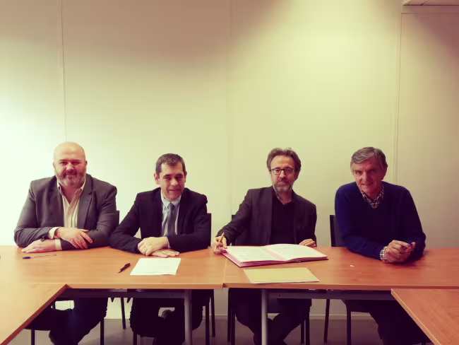Signature conventiuon AFB et 3 réseaux d'espaces protégés