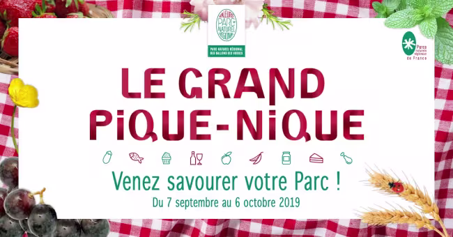 Après le succès de sa 1 ère édition, « Le Grand Pique Nique » revient dans les Parcs naturels régionaux de France à la rentrée 2019