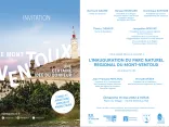 Invitation à l'Inauguration du PNR du Mont-Ventoux 15 mai 2022