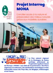 Montagne de Reims : Projet Interreg MONA : concilier accès à la nature et préservation des milieux naturels grâce aux mobilités durables
