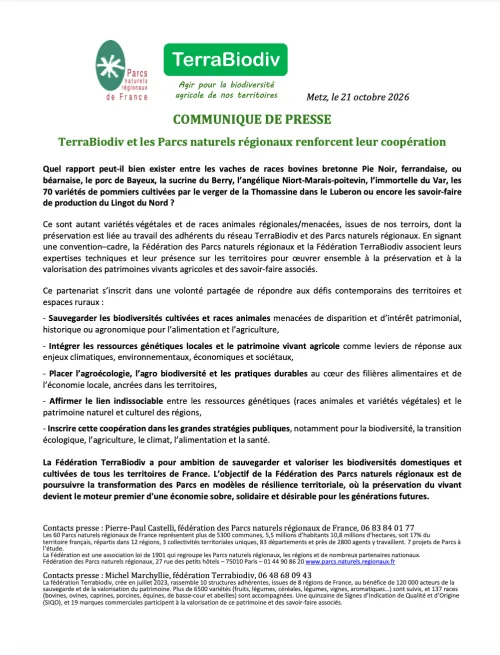CP Convention FPNRF - Terrabiodiv