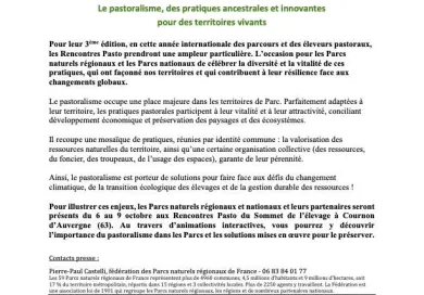 Couverture CP Pastoralisme