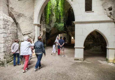 Visite des troglodytes de Souzay © Jérome Paressant