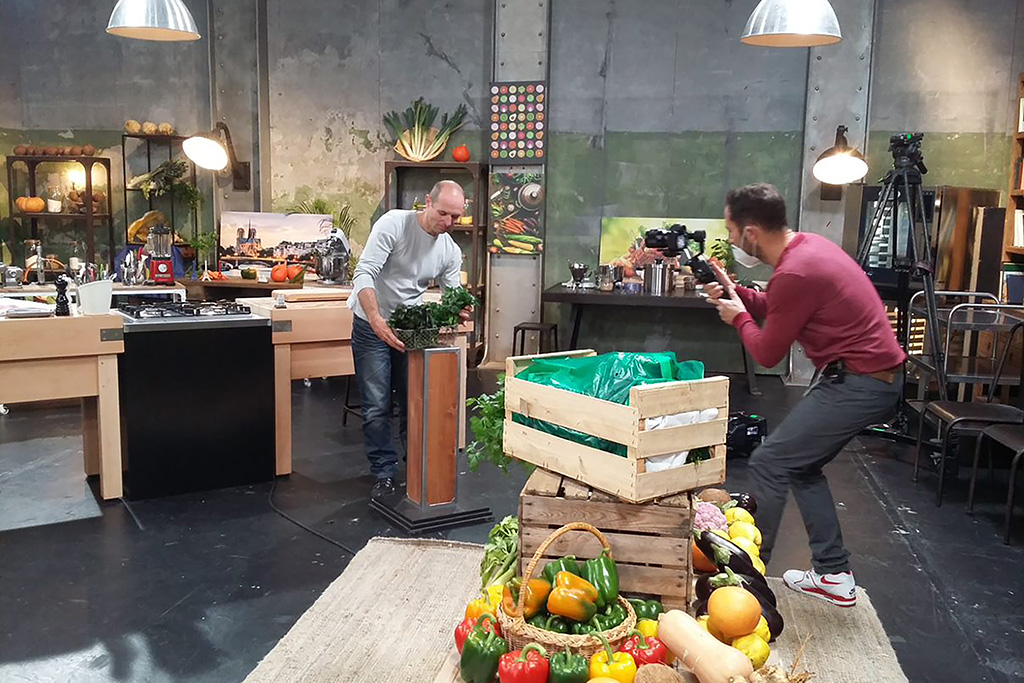 Sur le tournage d Top Chef et de l'émission sur le Cresson avec M6 et le Parc du Gatinais