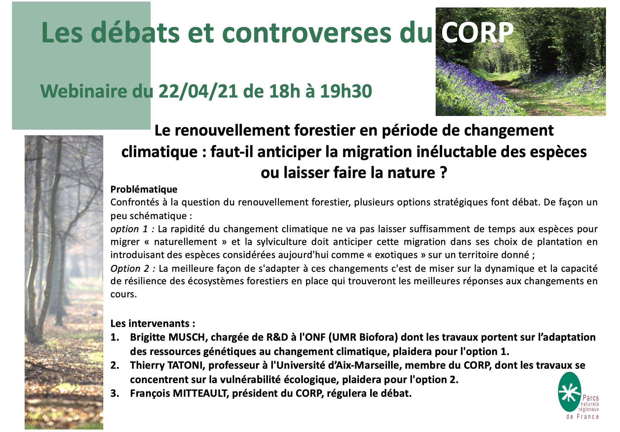 Webinaire du 22 avril