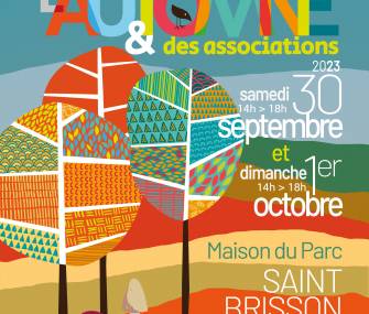Affiche Fête de l'Aumomne et des Associations du Morvan 2023