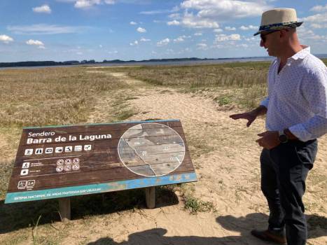 Le directeur de l'aire protégée de Laguna de Rocha