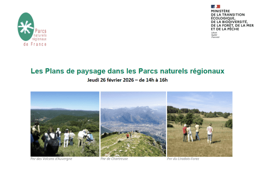 Photos plans de paysage dans les Pnr 2026