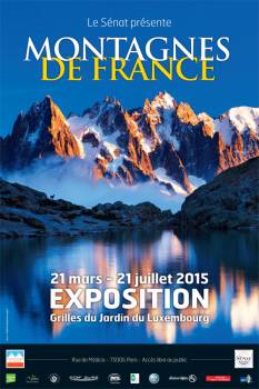 Affiche de l'exposition "Montagnes de France"