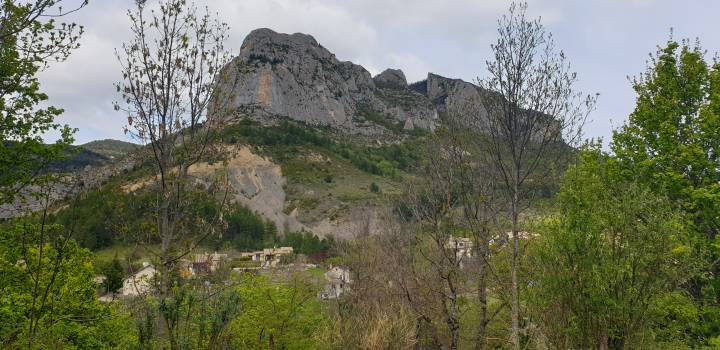 La falaise d'Orpierre