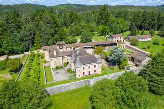 Domaine de Vieillecour vu du ciel