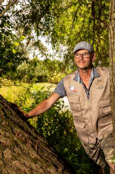 Pascal Scharff, Guide nature (Grandeur nature) / Photo : PnrL / Didier Protin