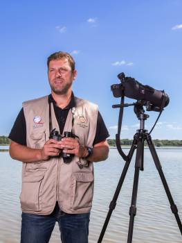 Mathieu Junger, guide nature à la Maison du Parc