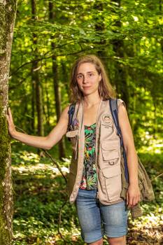 Lucie Coupé, Des arbres et des ailes / Photo : PnrL / Didier Protin