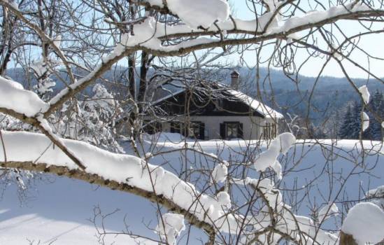 Hiver © Gîte Louvrier Foncine le Haut