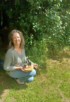 Sandrine et ses produits