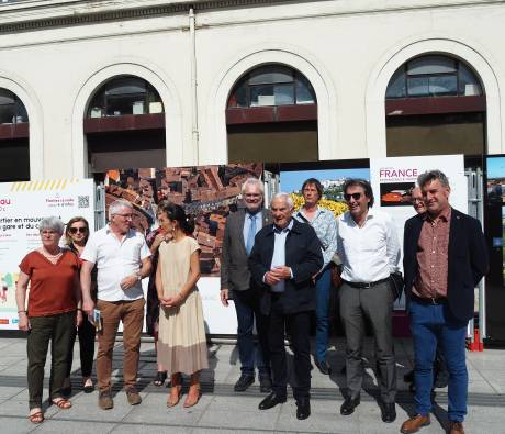 Vernissage de l'exposition photographique de France. Patrimoines & Territoires d’exception en gare de Toulouse Matabiau 19 mai 2022