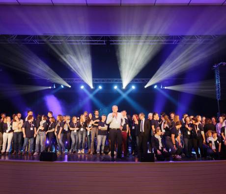 Soirée de gala, équipe Parc de Brière et Fédération des Parcs