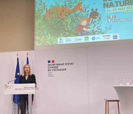 Fête de la nature , Bilan 2023 et Perspectives 2024 au Ministère de L'Ecologie avec Bérangère Couillard, Secrétaire d'Etat au Ministère de l'Ecologie 