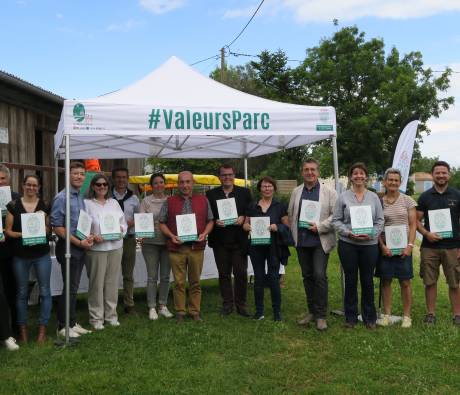 Prestataires touristiques présents lors de la conférence de presse pour le lancement de la saison dans le Marais poitevin