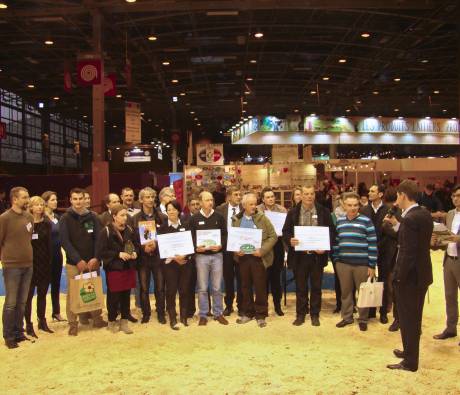 Remise des prix avec les lauréats
