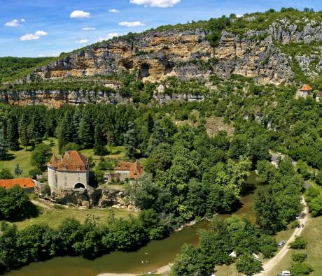 la vallée du Célé à Sauliac