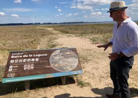 Le directeur de l'aire protégée de Laguna de Rocha