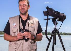 Mathieu Junger, guide nature à la Maison du Parc