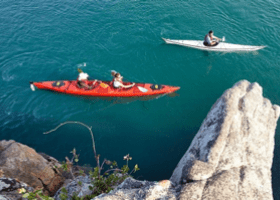 Kayak dans le Golfe du Morbihan