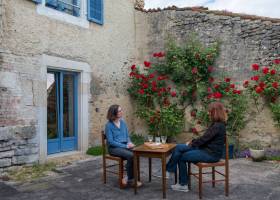 Terrasse gite la boulangerie