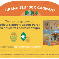 Jeux concours La Poste et Valeurs Parc du 7 septembre au 18 ocotbre 2020