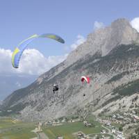 Parapente à Ceillac © PNR Queyras