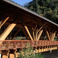 Pont en bois de Saint Gervais-sous-Meymont  © PNR Livradois-Forez/C Camus